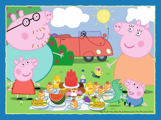 Puzzle RAVENSBURGER Peppa Pig Zile distractive 4 in 1