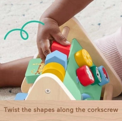 Triunghi activ din lemn Fisher-Price pentru copii
