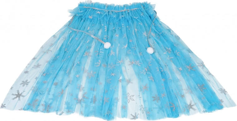 Fustă ușoară din tul cu fulgi