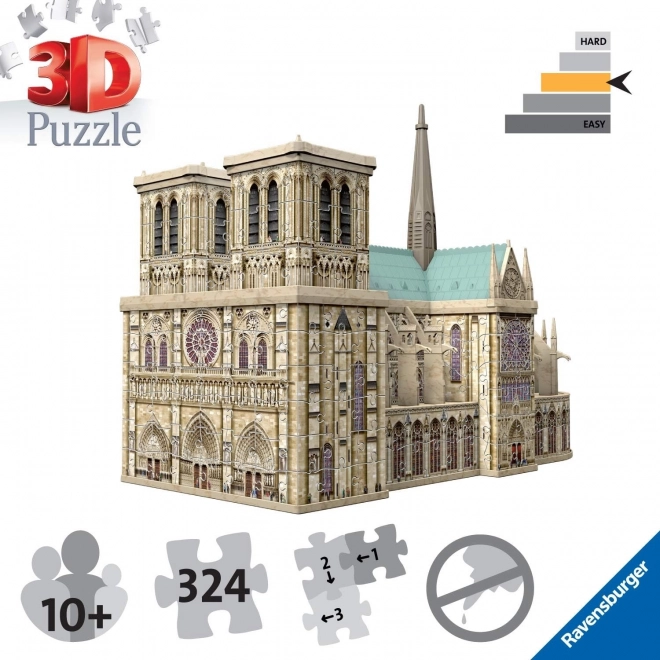 Puzzle 3D Catedrala Notre-Dame Paris