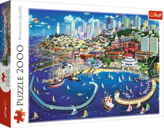 Puzzle 2000 piese - Golful San Francisco