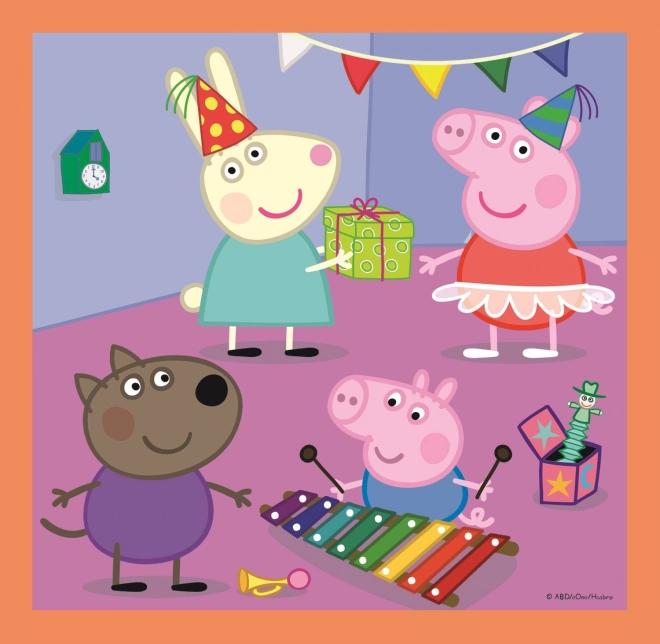 Puzzle Peppa Pig Idei uimitoare 3 în 1