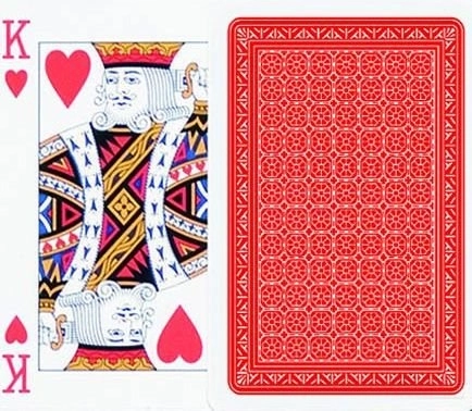 Set cărți de joc franțuzești pentru Poker și Bridge