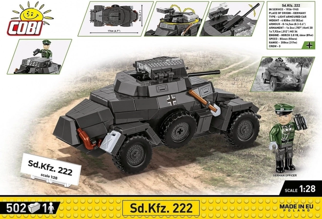 Set construcție Sd.Kfz. 222