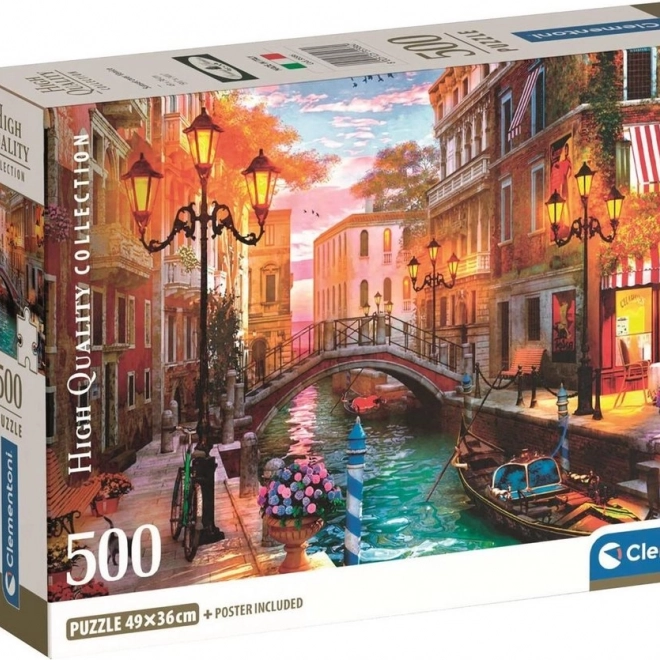 Clementoni Puzzle Apus de Soare deasupra Veneției