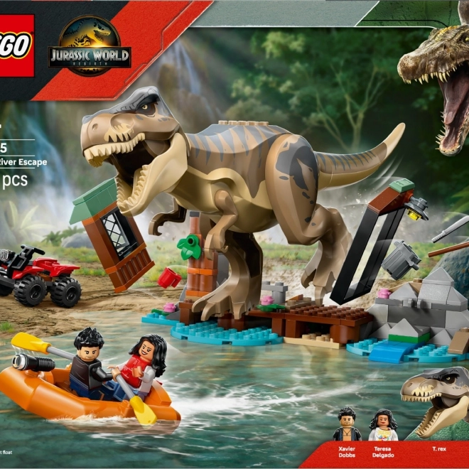 Lego Jurassic World Evadare prin râu de Tyrannosaur