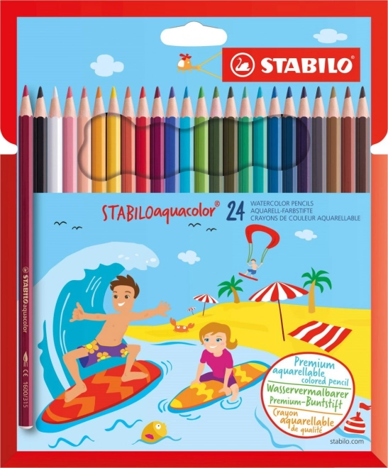 Set de creioane acuarelă STABILO Aquacolor