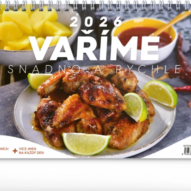 Calendar de birou Gătim ușor și rapid 2026