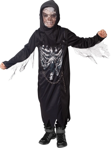 Costum înfricoșător cu glugă