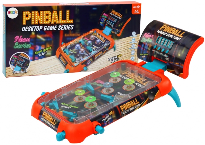 Joc de dexteritate pinball cu lumini LED și sunete