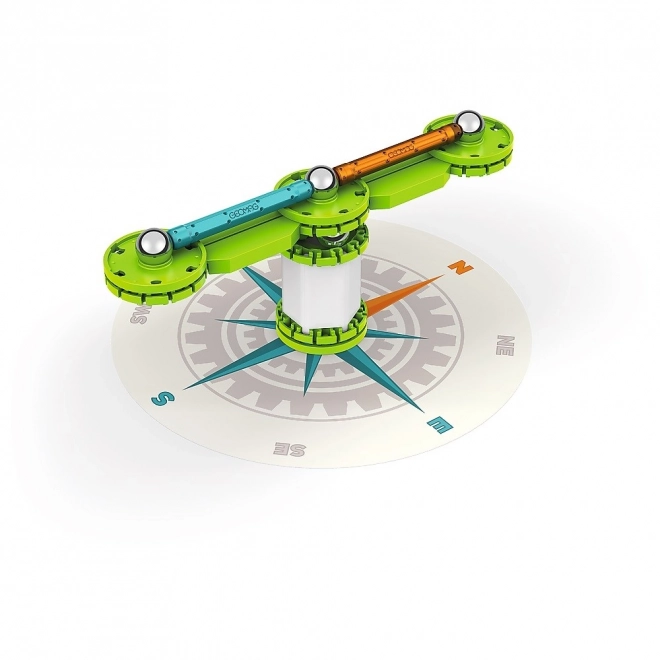 Klocki magnetice Geomag Mechanics Motion Kompas