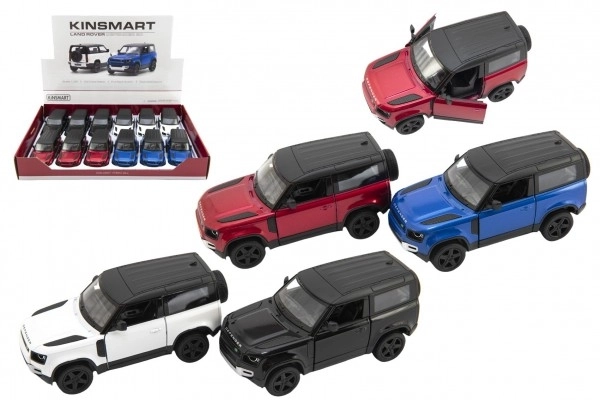 Mașinuță Land Rover Defender 90 din metal și plastic