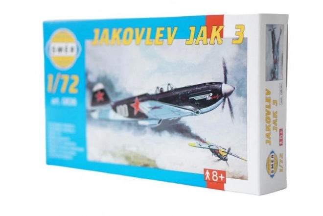 Model Avion Jakovlev Jak 3 la Scara 1:72