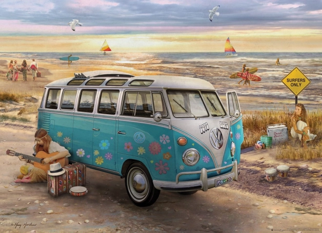 Puzzle Eurographics VW Bus Dragoste și Speranță 1000 Piese