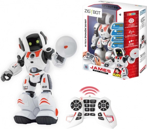Robot spion Zigybot James
