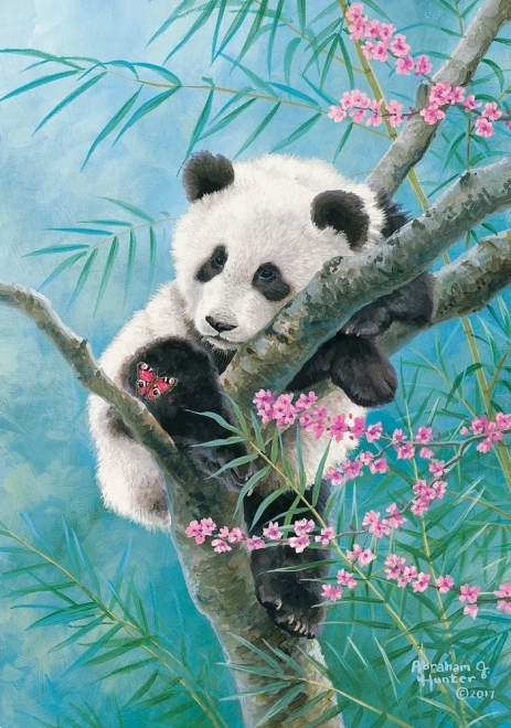 Puzzle 500 piese visele bambusului panda