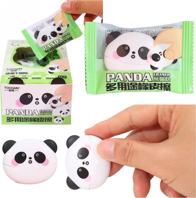 Radieră pentru șters în formă de panda