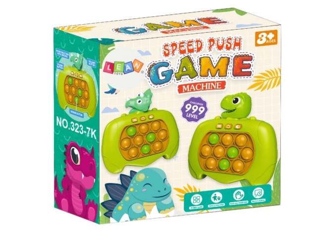 Consola Pop-It Dinozaur Verde