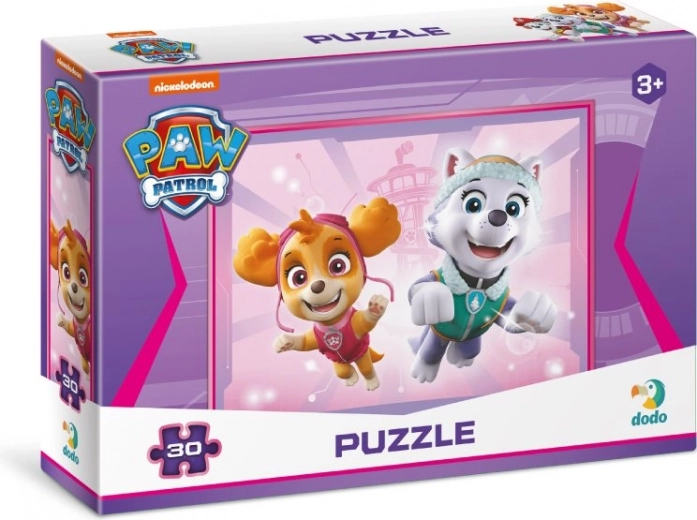 Puzzle DODO Patrula Cățelușilor: Sky și Everest 30 de piese