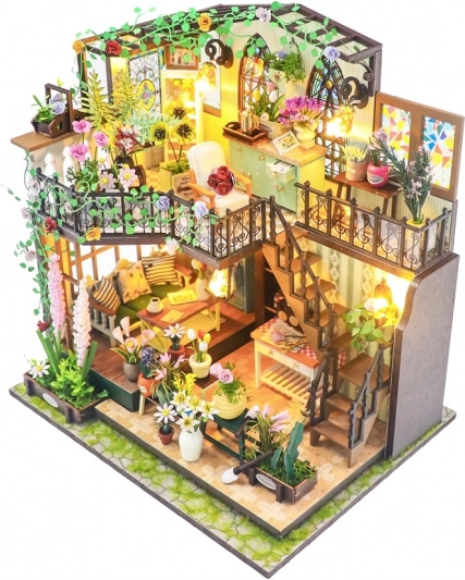 Miniatura căsuței Casa cu Flori a lui Darcy
