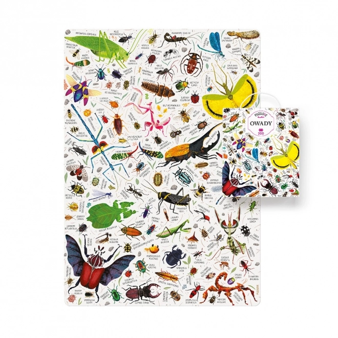 Puzzle Puzzlove insecte 200 piese