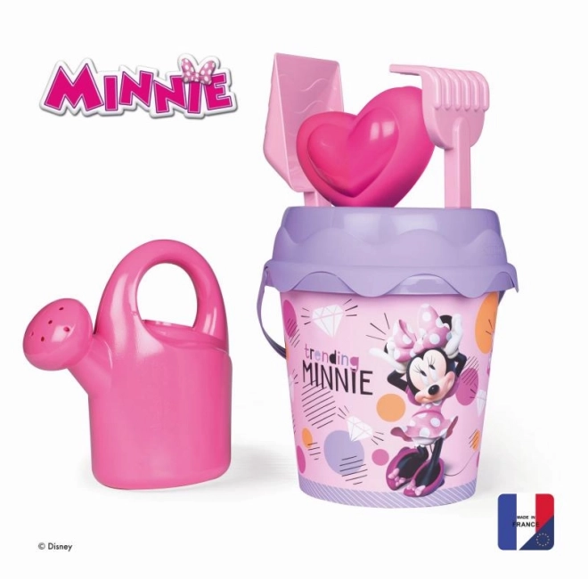 Set nisip Minnie cu stropitoare și accesorii