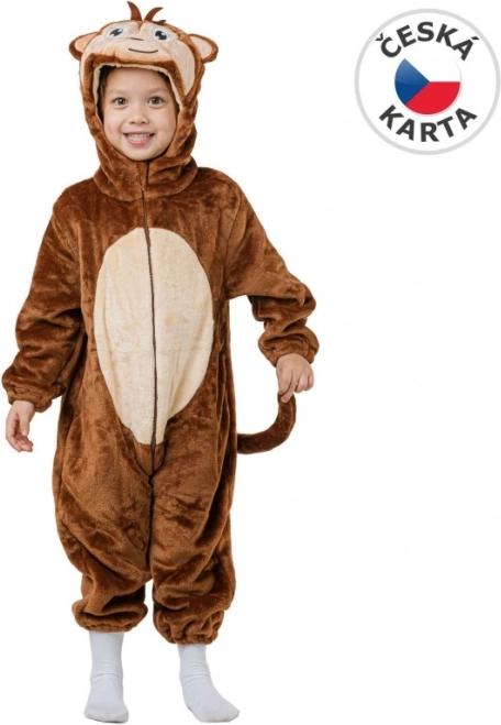 Costum de carnaval maimuțică pentru copii, mărimea 92-104 cm