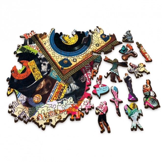 TREFL puzzle de lemn cu două fețe Lumea muzicii 501 de piese