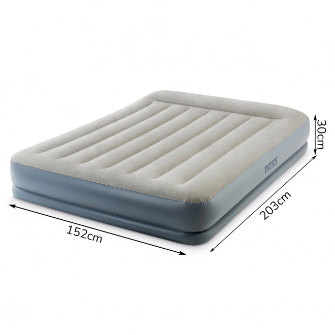 Saltea gonflabilă dublă Intex cu pompă electrică