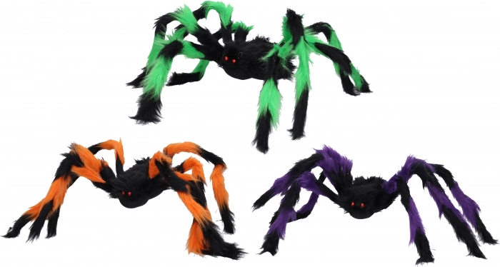 Păianjen colorat pentru Halloween 75 cm