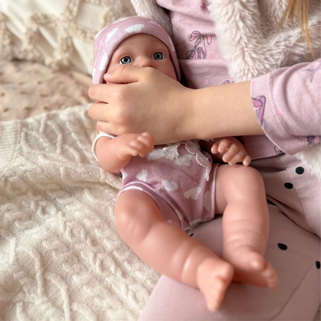 Păpușă adorabilă Woopie Royal în ținută roz 36 cm