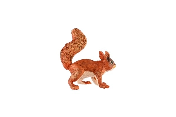 Veveriță roșcată din plastic 9cm în săculeț