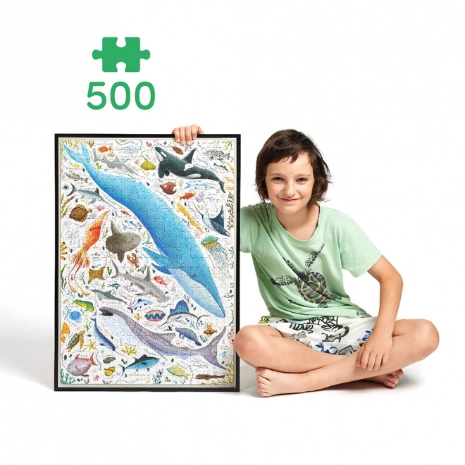 Puzzle Puzzlove Pești și animale acvatice 500 piese