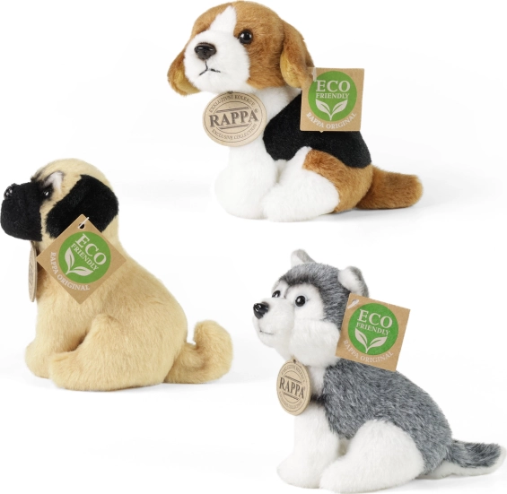 Rase realiste: Beagle, Mops și Husky