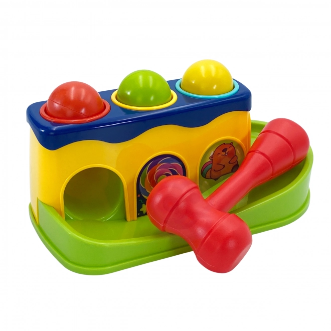 Culorata lovitură cu ciocan Montessori de la Woopie