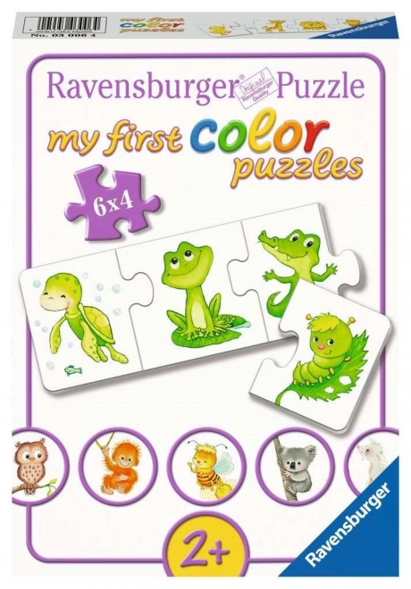 Primele mele puzzle-uri Animăluțe Colorate