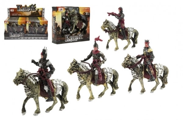 Figurină cavaler cu cal