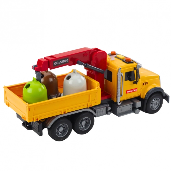 Camion de sortare a deșeurilor cu efecte