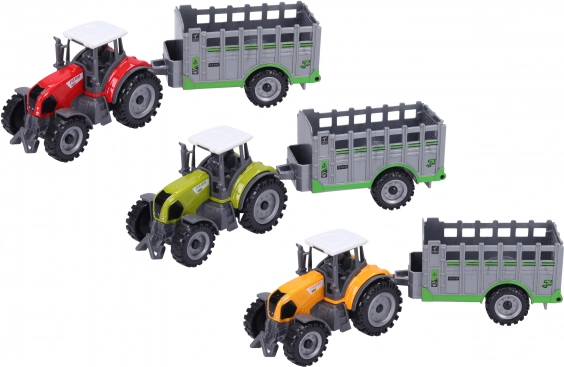 Tractor Metalic cu Platformă 19 cm
