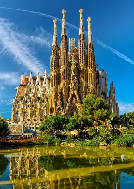 Puzzle Bazilica Sagrada Familia, Barcelona 1000 piese
