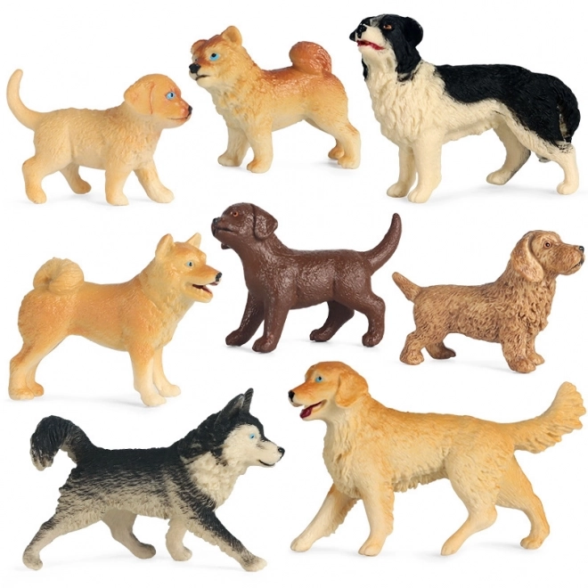 Set figurine câini Woopie 16 piese