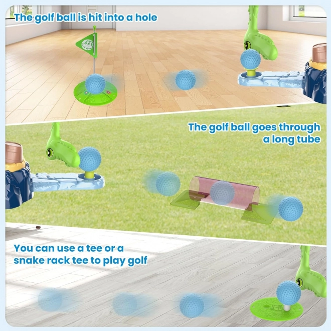 Mini golf pentru copii Snake Golf Woopie