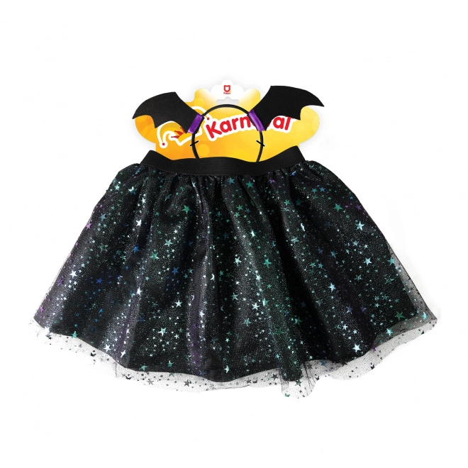 Costum vrăjitoare fustiță tutu și bentiță urechi de liliac