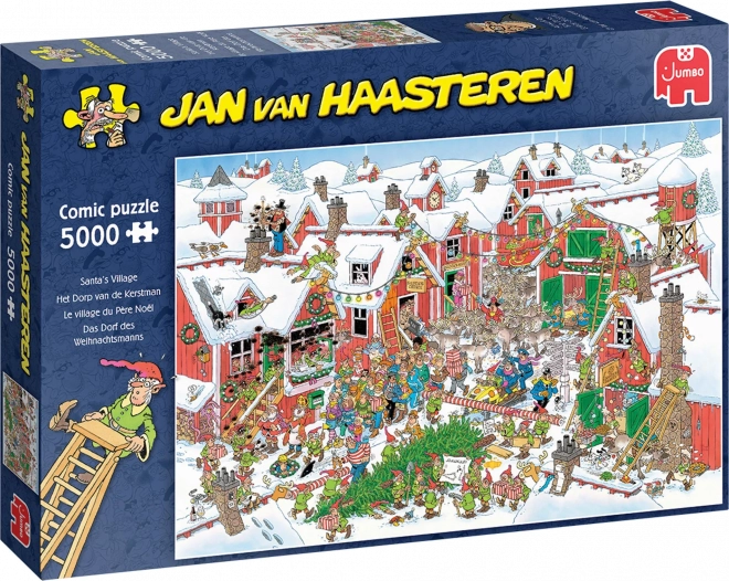 Puzzle satul de primăvară JUMBO 5000 piese