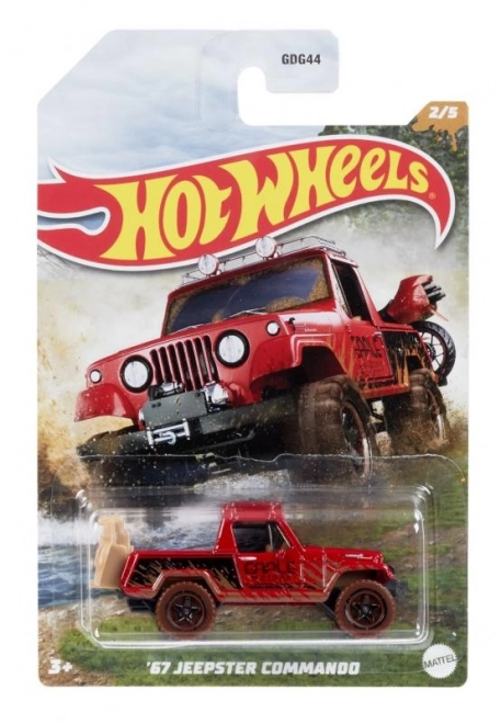 Mașinuță tematică Hot Wheels - Mud Runners