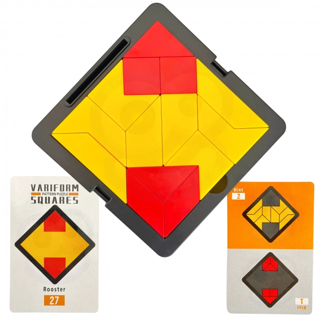 Joc logic tangram Woopie antrenament de buzunar pentru creier