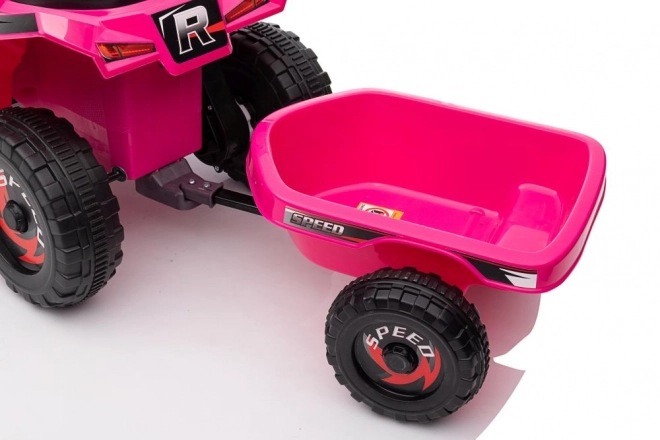 Gokart negru Monster pe pedale cu roți largi umflate