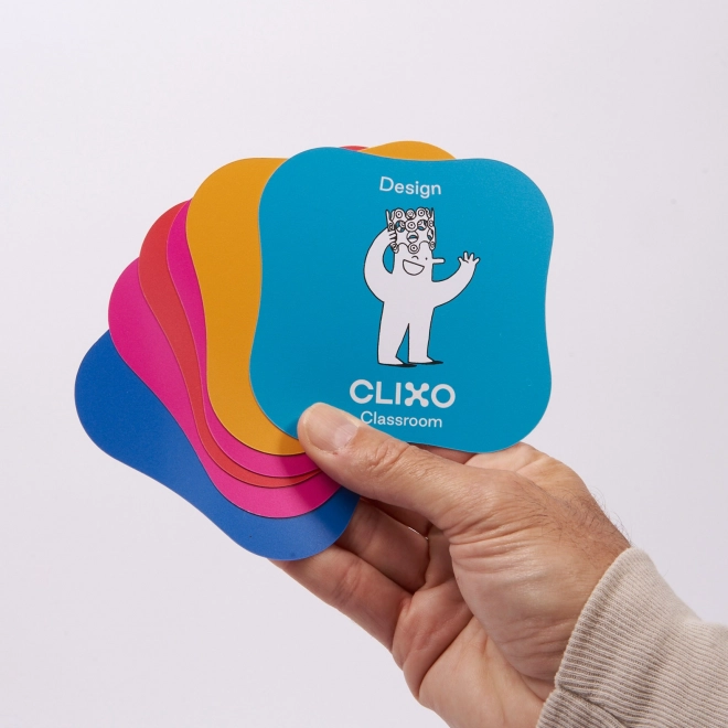Clixo set colorat cu magneți pentru copii