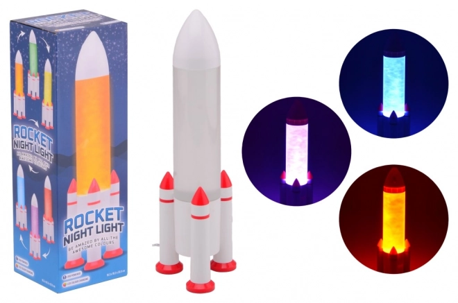 Lampa led în formă de rachetă