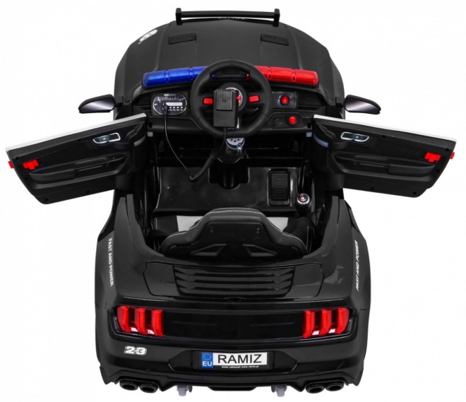 Mașină electrică pentru copii GT Sport Police negru